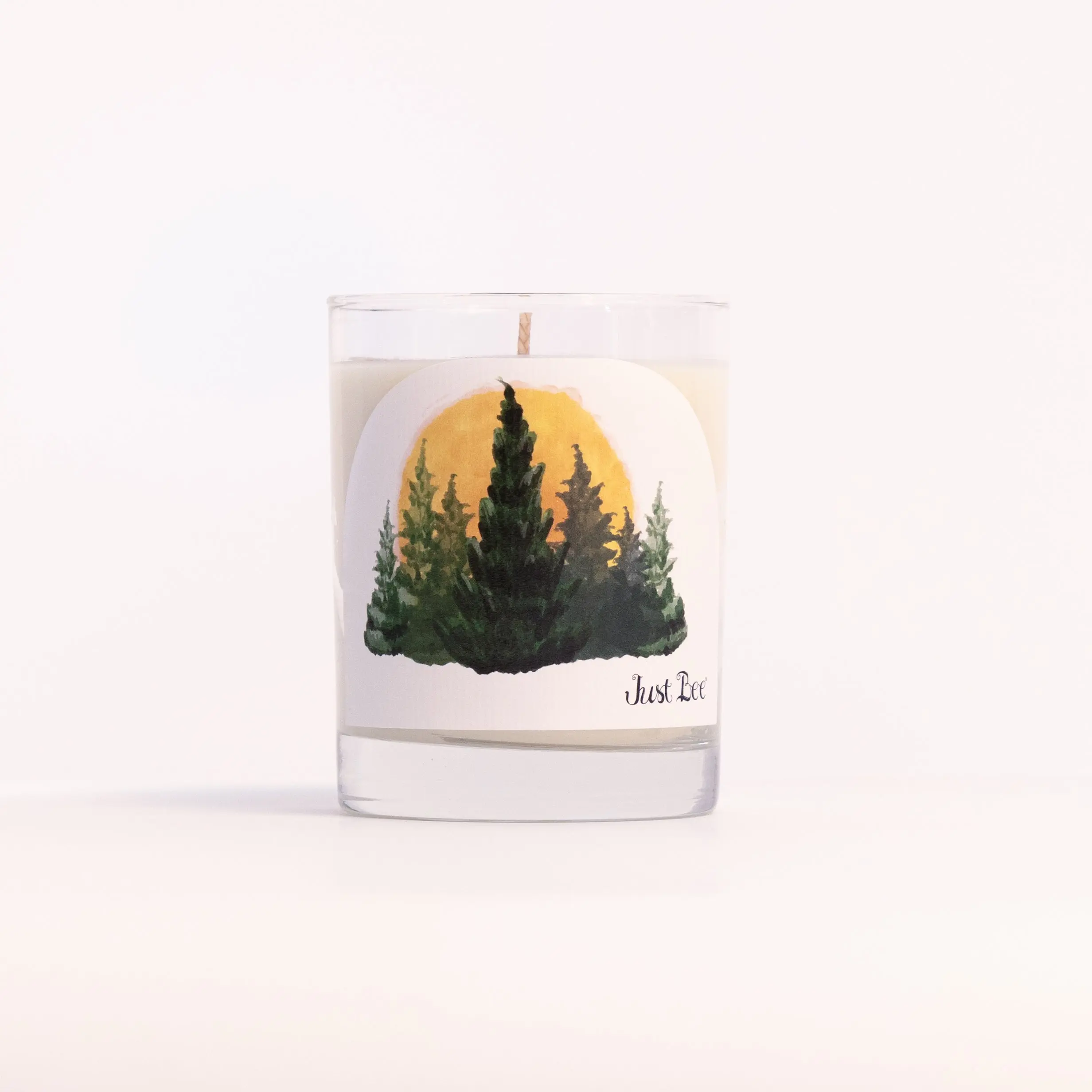Hinoki Sanctuary Natural Soy Wax Candle - Woodsy Home Decor Candle