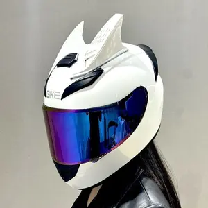 Cyberpunk Helmet Mechanical Racing Cool All-inclusive Motorcycle Motorcycle Modular Dual Visor Motorcycle Helmet