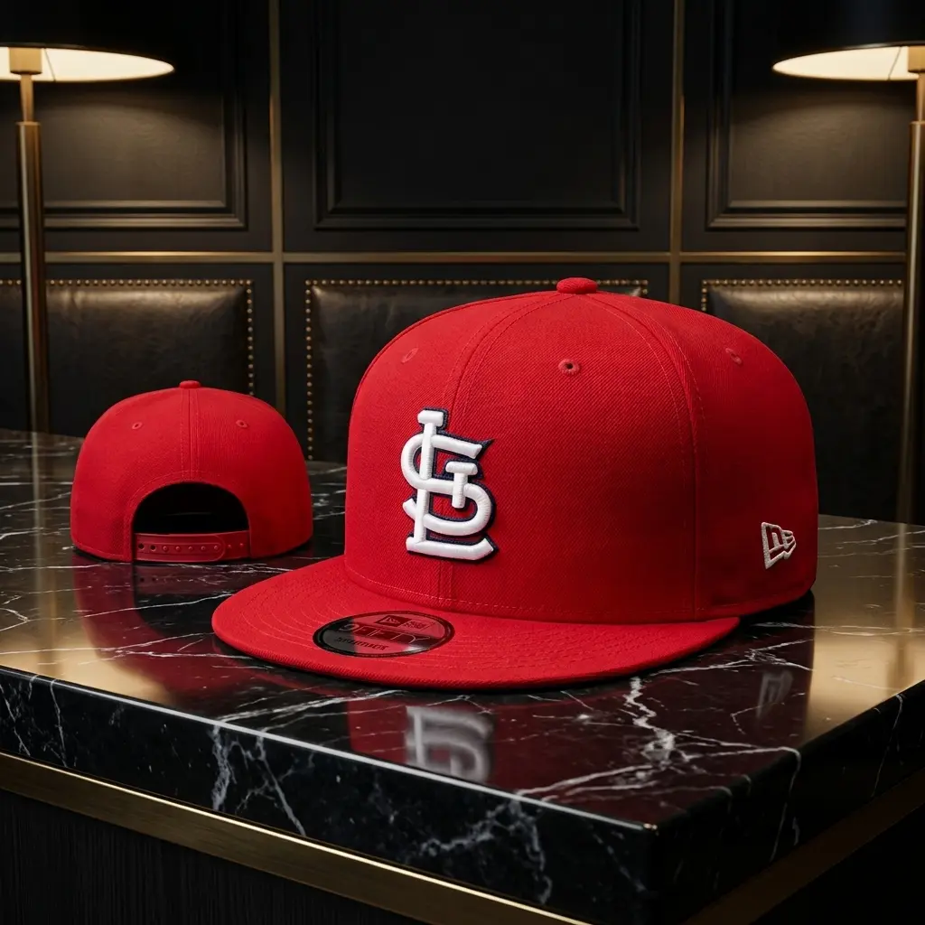 New Era Style St Louis Cardinals Snapback Hat Multi-Color Variant Grid | Flat Brim Baseball Cap | Unisex Streetwear Sports Fan Apparel