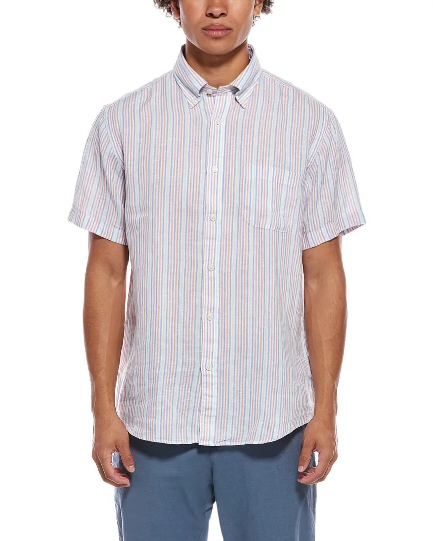Brooks Brothers Stripe Linen Shirt