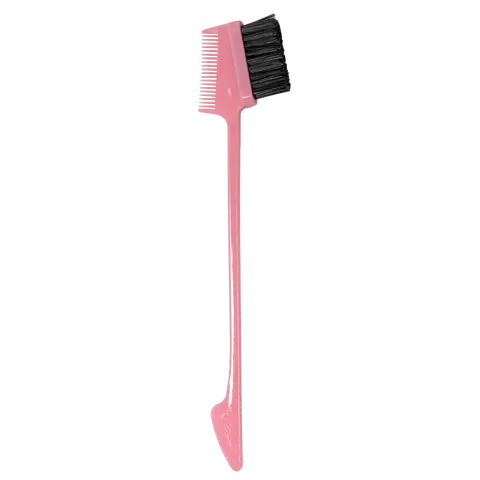 OhMyPretty Double-Sided Brush & Comb Set - Unisex Compact Heatless Styling Tool, No Hair Damage, No Voltage, Hairline Perfection Accessory for Wig & Fashion Use