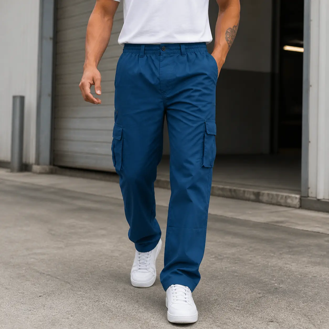 2026 Hot-Selling Multi-Pocket Casual Pants for Men, Fashionable Loose Straight-Leg Workwear Trousers in Stock