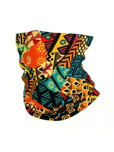 African Patchwork Unique Design Thin Bandana Neck Wrap Scarf Headband Neck Cover Neck Scarves