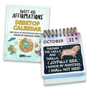 Sweet-Ass Affirmations Desktop Calendar 2026-27 & Beyond