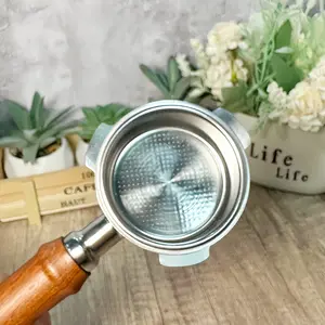 1pc 51mm Bottomless Portafilter for CM5418, 3 Ears Portafilter Compatible for CASABREWS Espresso Machine CM5418, 3700Essential and 5418Pro, Stainless Steel 3-Ear Portafilter