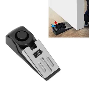 Door Stop Alarm, Door Stopper with 120DB Security Alarm, Floor Wedge Doorstop for Travel Apartment Home House(2/1Pack)
