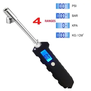 Digital Tire Pressure Gauge 250 PSI Heavy Duty Dual Head Stainless Steel Made for Truck and RV with Backlit LCD and Flashlight Car Accessories