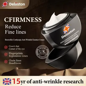 【Deliiston】Anti-Aging Face Cream Serum, Multi Peptide Serum Cream, Deep Wrinkle Repair Serum, for Mature and Dry Skin, Serum Infused Night Cream