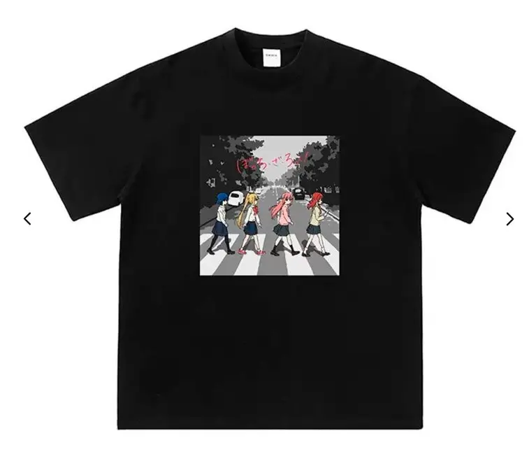 Bocchi The Rock Beatles 2K Animecore Unisex T-shirt, T shirt for Women & man, Menswear Underwear Top Womenswear
