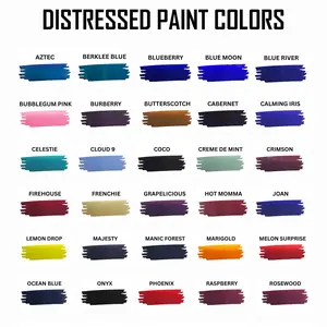 Mishy Lee Distressed Paints Rustic Butterfly Collection Eco-Friendly Water-Based Acrylic Quick-Drying for Tumblers & Crafts