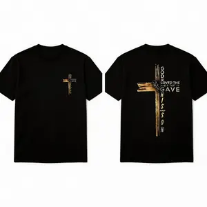 Dynamic Faith-Inspired Tee – God So Loved Graphic with Cross, Ideal for Casual Outings Suitable for all seasons - classic styles, fun graphic tee shirts, base layers, casual streetwear, suitable for both men and women.