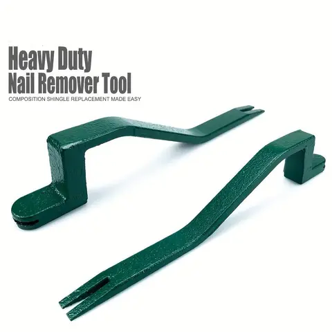 Shingle Pry Bar Heavy Duty Nail Remover Tool  Roof Shingle Remover Professional Roofing Tools Heavy-Duty Multi-Purpose Roof Shingle Remover Tool - Durable Metal Construction, Easy Roofing and Woodworking