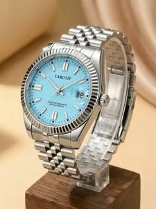 Women's Elegant Fashion Mechanical Watch, Casual Analog Watch, Fashion Calendrier Watch for Party, Daily Decor, Trendy All-match & Exquisite Watch for Birthday Gift with Box