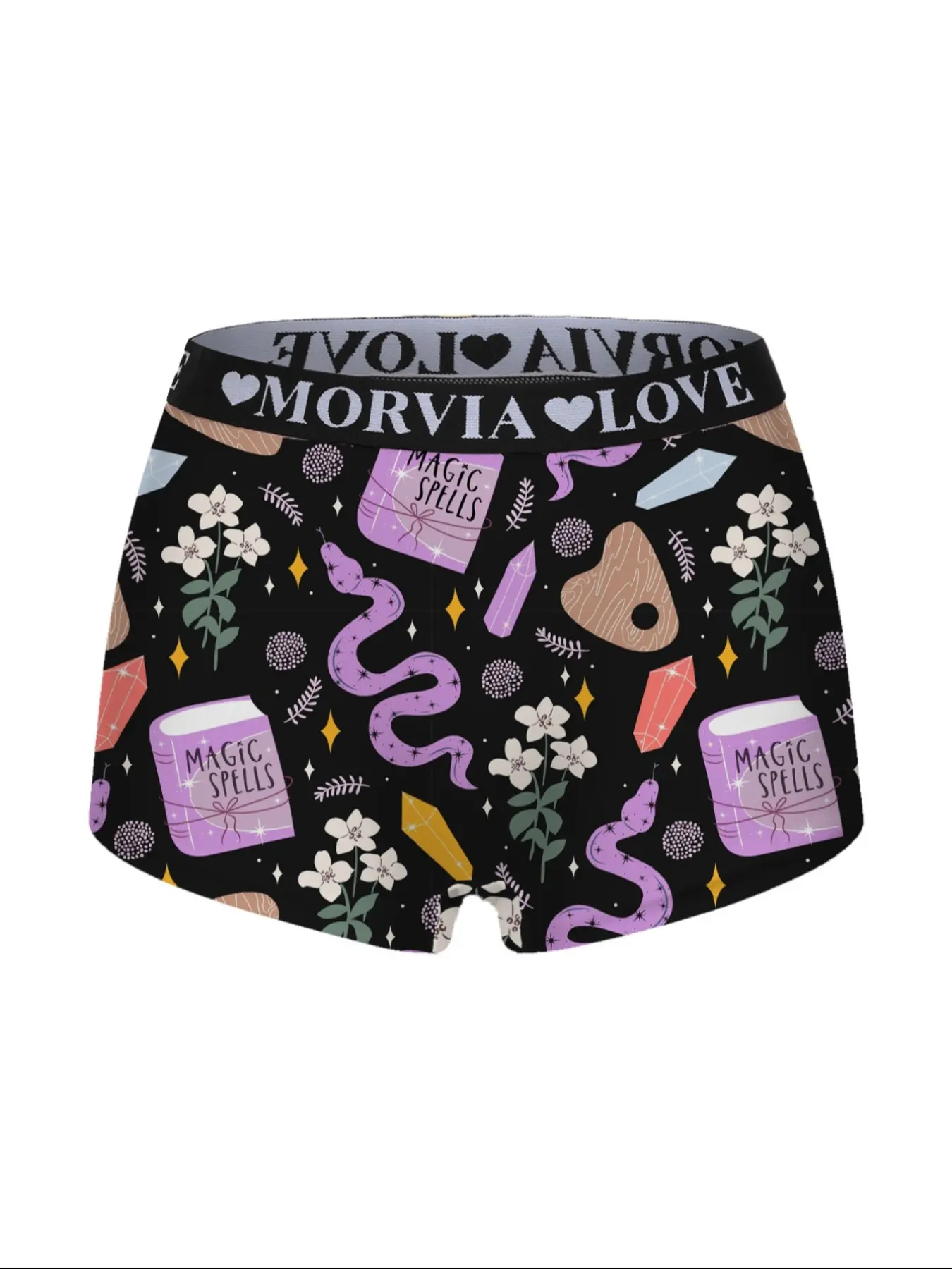 Morvia Women's Paisley Print Underwear, Fashion Comfy Underwear, Casual Comfortable Breathable Stretch Panties, Fitted Design for All Seasons, Durable & Stylish Women's Lingerie
