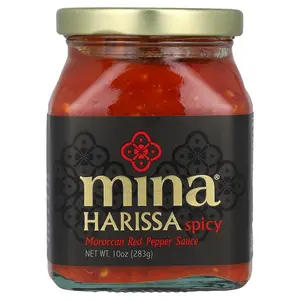 Mina Harissa, Moroccan Red Pepper Sauce, Spicy, 10 oz (283 g)