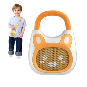 [Live Only] Alilo Pocket Bunny Portable Kids Music Player, Toys for Kids, Toddler Educational Bluetooth Speaker (1-5 Years) with 120+ Preloaded Stories, Music, Lullabies, White Noise, High Fidelity Sound, Strap & Ring