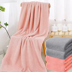 4Pcs Coral Fleece Bath Towel Set , Soft Skin-Friendly Absorbent Quick-Dry, Premium Shower Towels Ideal for Hotel, Gym, Spa & Daily Use