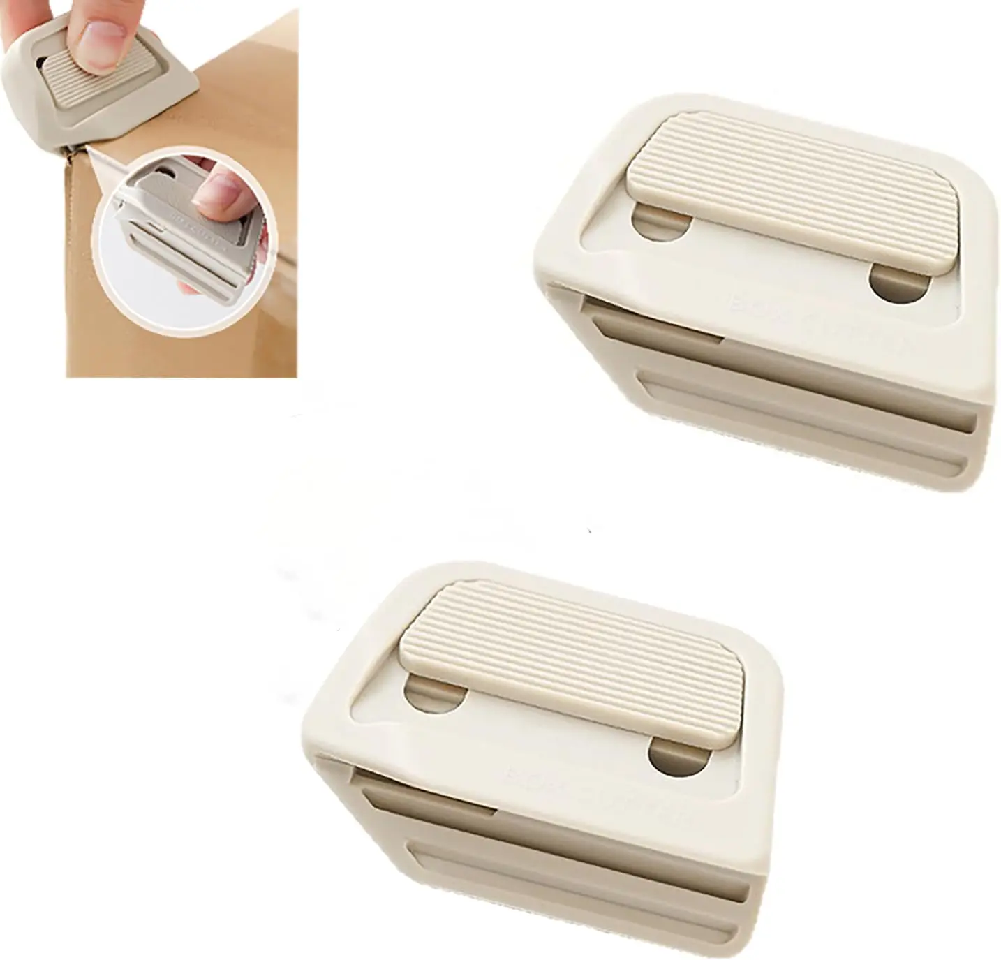 Mini Ceramic Box Cutter - Auto-Retractable 7mm Blade, Magnetic Package Opener, Compact Utility Knife for Mail, Crafts & DIY