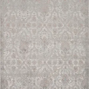 Classic Damask Traditional Floral Rug 5x7 - Floral Patterned Decorative Area Rug