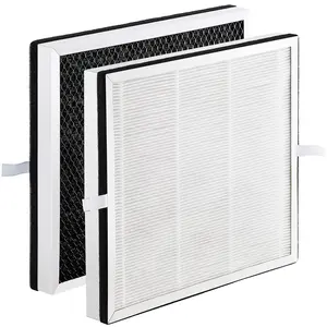 VEVOR Air Purifier Replacement Filter,  H13, 3-in-1 Compact & Lightweight Replacement Filter with Durable PET Pre-Filter, Easy-to-Grab Purifier Filter with Activated Carbon, Fit for Square Purifier
