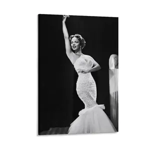 Dorothy Dandridge Black And White Sexy Photography Art Poster Room Aesthetic Art Poster