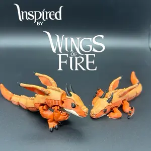 Inspired by Wings of fire articulated mud wing