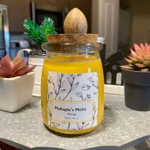 Mango mystery ring candle