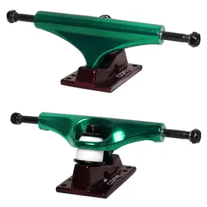 Core Hollow Trucks 5.5 (8.25") Anodized Green With Red Base (Hollow Kingpin)