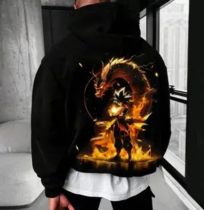 Unisex Dragon #Gokuuu Anime Graphic Streetwear Hoodie, Perfect #Gokuuu Shirt, Anime Lovers Clothing, Trendy Streetwear Outfit, Birthday Gift For Men And Women GLD0U