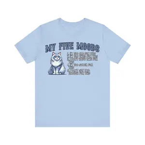 My Five Moods Unisex Jersey Short Sleeve Tee