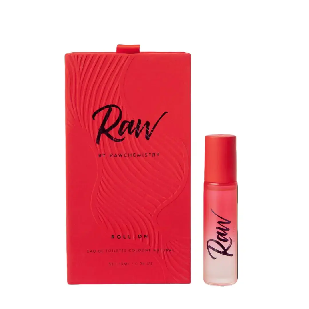RawChemistry Raw Pheromone Roll‑On Cologne for Men – 10 ml (0.34 oz) Oil‑Based, Chemical‑Free & Alcohol‑Free Pheromone Fragrance