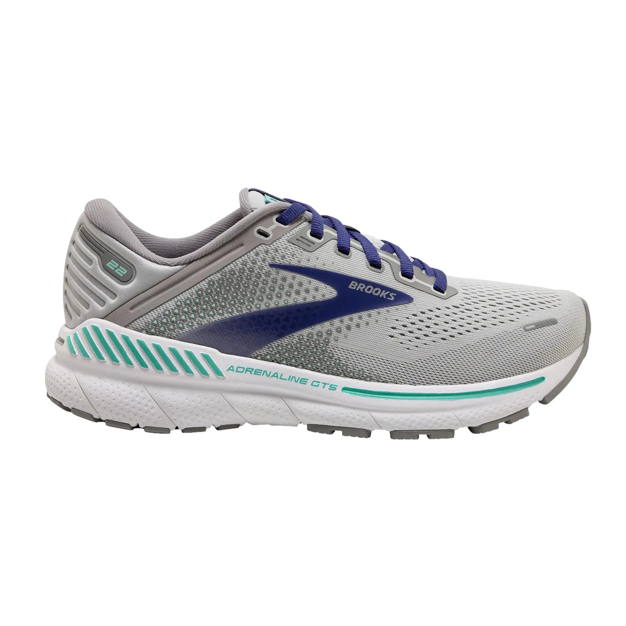 Brooks Adrenaline GTS 22 Alloy / Blue / Green  120353-2E-045 Women's