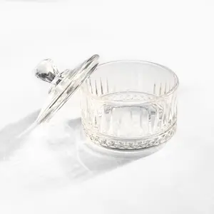 Dappen Dish with Lid, 60ml Large  Monomer Dish, Glass  Cup for Holding  Liquid     Decor Monomer   Liquid (White)...