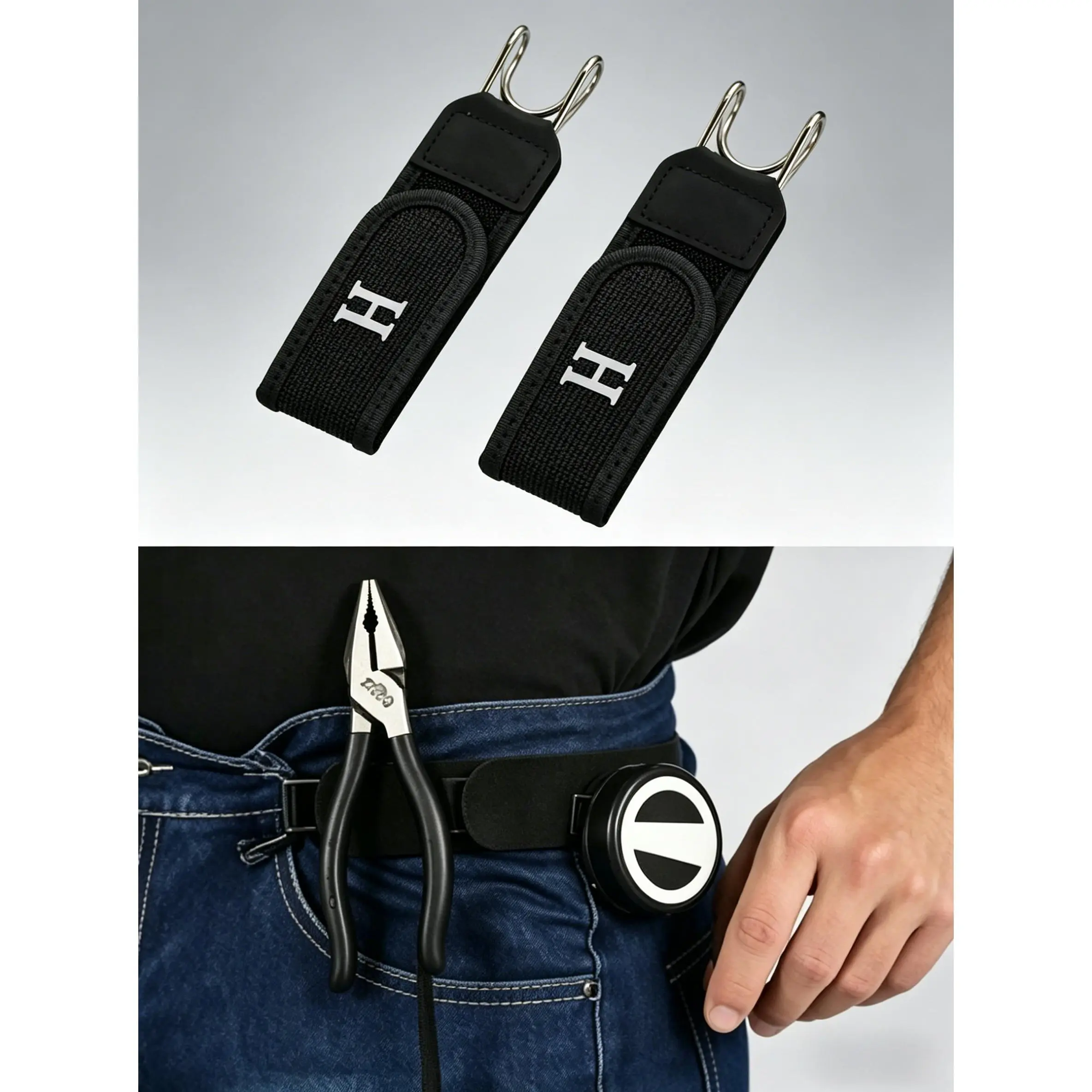 No-Buckle Elastic Belt for Women & Men, Solid Invisible Adjustable Strap with Flat Metal Hook, Comfortable Stretch Design, Adjustable Strap Belt, No Buckle Belts