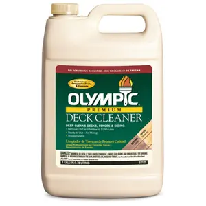 212 MAIN Olympic 52125A-01 Gal Premium Wood Deck Cleaner, Household Ready-to-Use Solution, Deep-Cleaning Formula