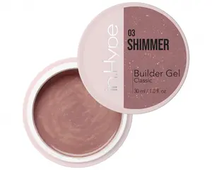 IN.Hype Hard Shimmer Builder Gel - Shimmer Nude #3