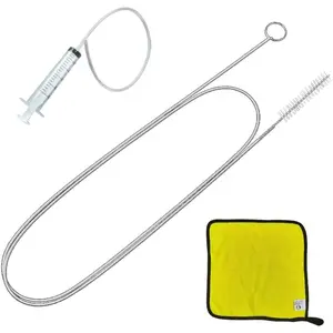 Sunroof Drain Cleaning Tool, 78'' Long Pipe Cleaner Drain Brush for , Flexible Tube Cleaning Brush, Pipe Cleaning Slim Drain Dredging Tool for  Sunroof Windshield Wiper Drain Hole (3PCS)