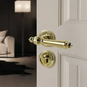 French Pumpkin Door Lock – Gold & Silver, Silent