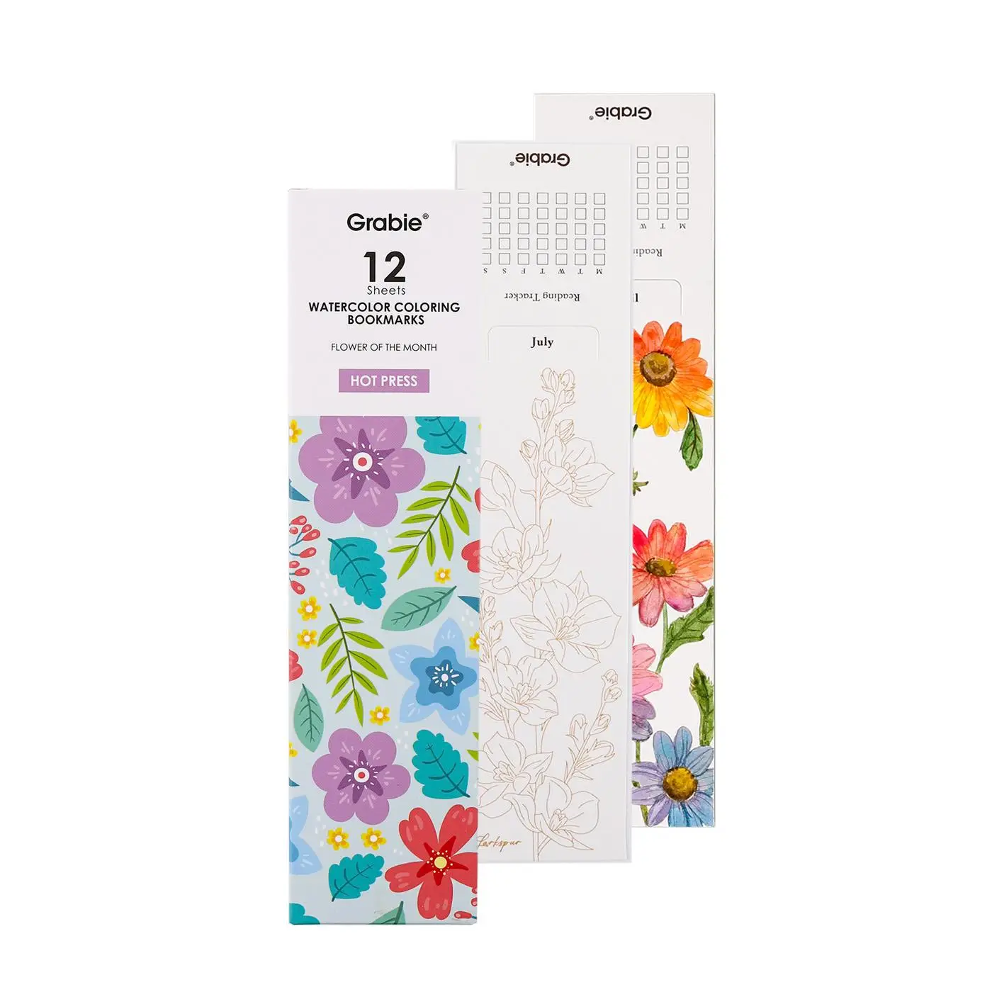 Grabie 12 Sheets 140LB Watercolor Coloring Bookmarks, TikTokShopRestock, FallFreshness