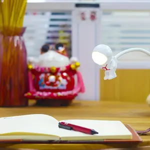 Astronaut Spaceman Smart Voice Control Night Light with Sound Sensor for Kids Bedroom Bedside Ambient Lighting