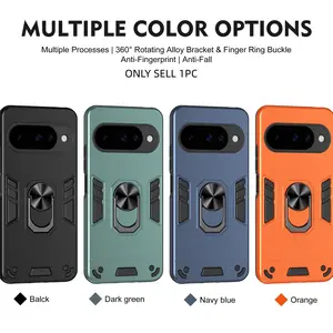Google Pixel 9 Pro Xl Case, Anti-Drop Ring Stand, Lens Protection, Durable, Perfect Fit for Pixel9/9pro, Pixel10 5g/10pro, 9a/10a/11pro/xl