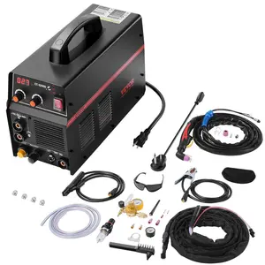 【Summervibes】VEVOR 3 in 1 Plasma Cutter Welder Machine, CT-520GD TIG/MMA Plasma Cutter Combo Machine, 30A Non-Touch Pilot Arc Plasma Cutter, 200A TIG and Stick Welder, Digital 110/220V Dual Voltage IGBT Inverter