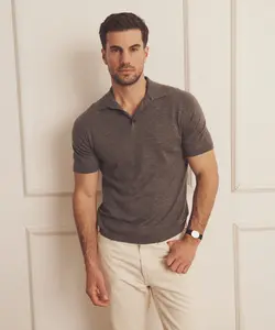Super Fine Cashmere Short Sleeve Polo