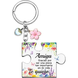Spanish Gifts For Friends Women Bestie Gifts For Women Best Friend Keychain Friendship Best Friends Gift For Bff Besties Birthday Gift For Woman Mothers Day Christmas Valentines
