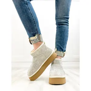 Corkys Homebody Booties in Clear