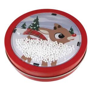 Rudolph Snow Globe 1.5 oz. Tin