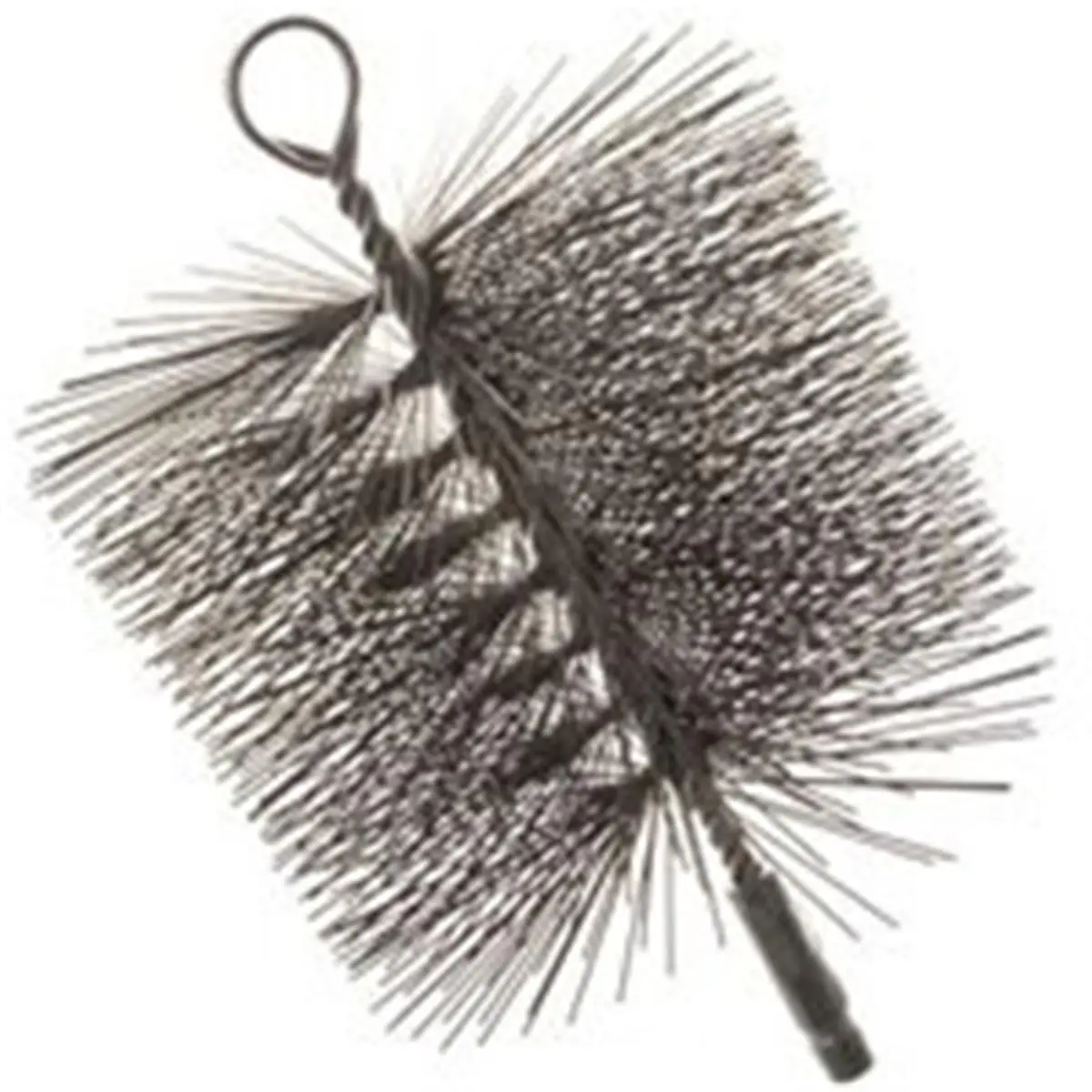 212 MAIN 8 x 8 In. Premium Steel Brush for Chimney Cleaning, .25 In. NPT, Stiff Bristles