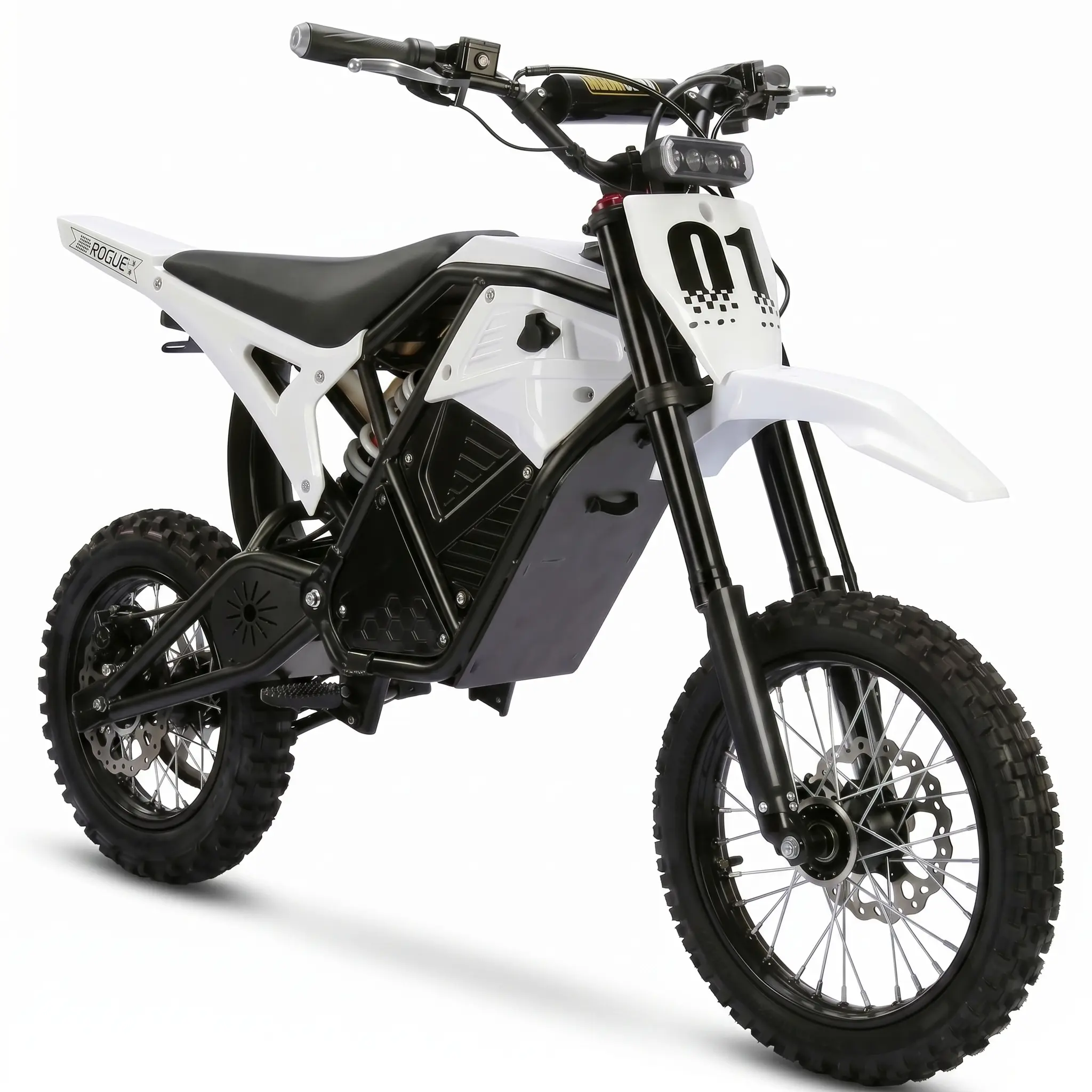 AOEEI 3500W Peak Electric Bicycle | Suitable for Teens & Adults | 48V 23Ah Battery, 40 Miles Range | Top Speed up to 38 MPH | 14" / 12" Hub Wheels | Off-Road Capable, Equipped with LED Headlight and Tail Light, Durable