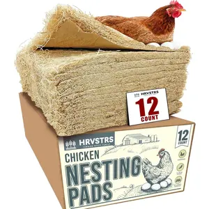 Nesting Pads for Chicken Coop Accessories - Chicken Nesting Pads - Aspen Bedding Nesting Box &  Nesting Box (12 Pack) - Chicken Bedding for Pasture Raised Eggs - Essential Chicken Supplies