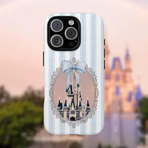 Phone Case, Cinderella's Castle Magic Kingdom Girly Design, WDW Theme, Diseadney Princess Tough Cases, Protective Cover, Unique Gift